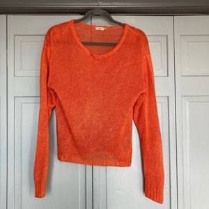 Faherty brand linen sweater.